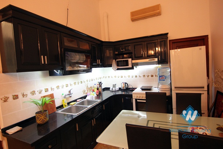 Spacious and unique French style house for rent in Tay Ho area 